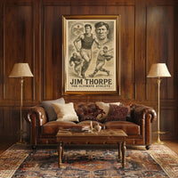 Jim Thorpe Legendary Athlete Jim Thorpe Poster