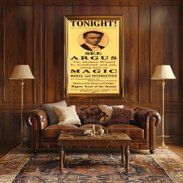 The Modern Wizard Magic Show Vintage Cultural Poster