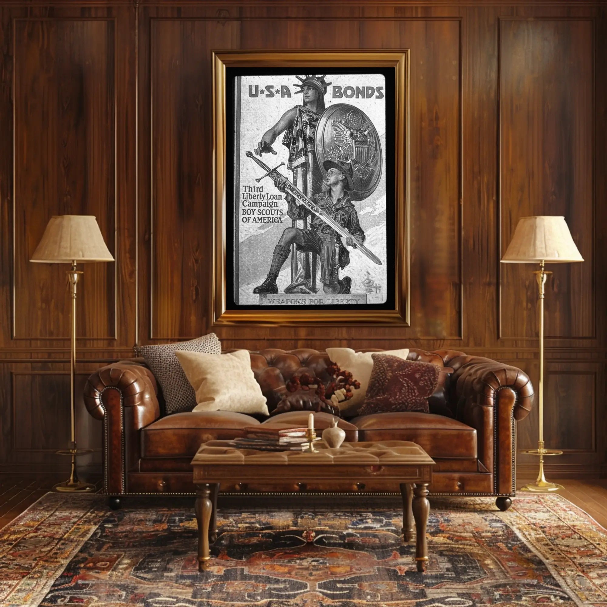 Third Liberty Loan Campaign Poster PosterGoat