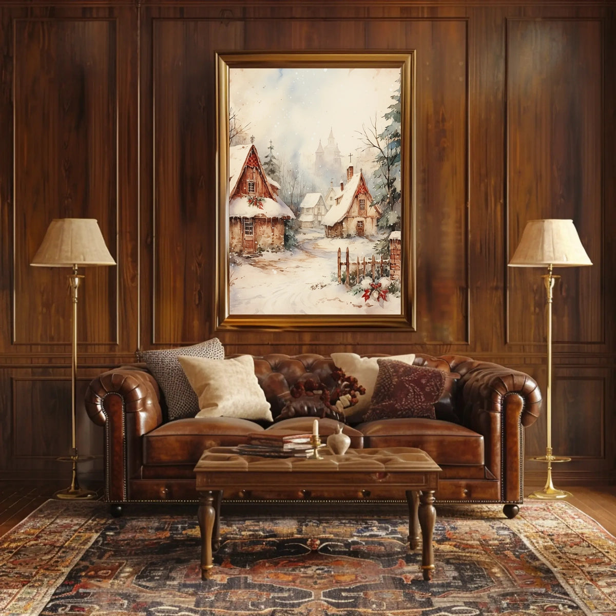 Winter Wonderland Village Poster