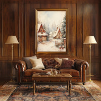 Winter Wonderland Village Poster