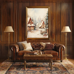Winter Wonderland Village Poster
