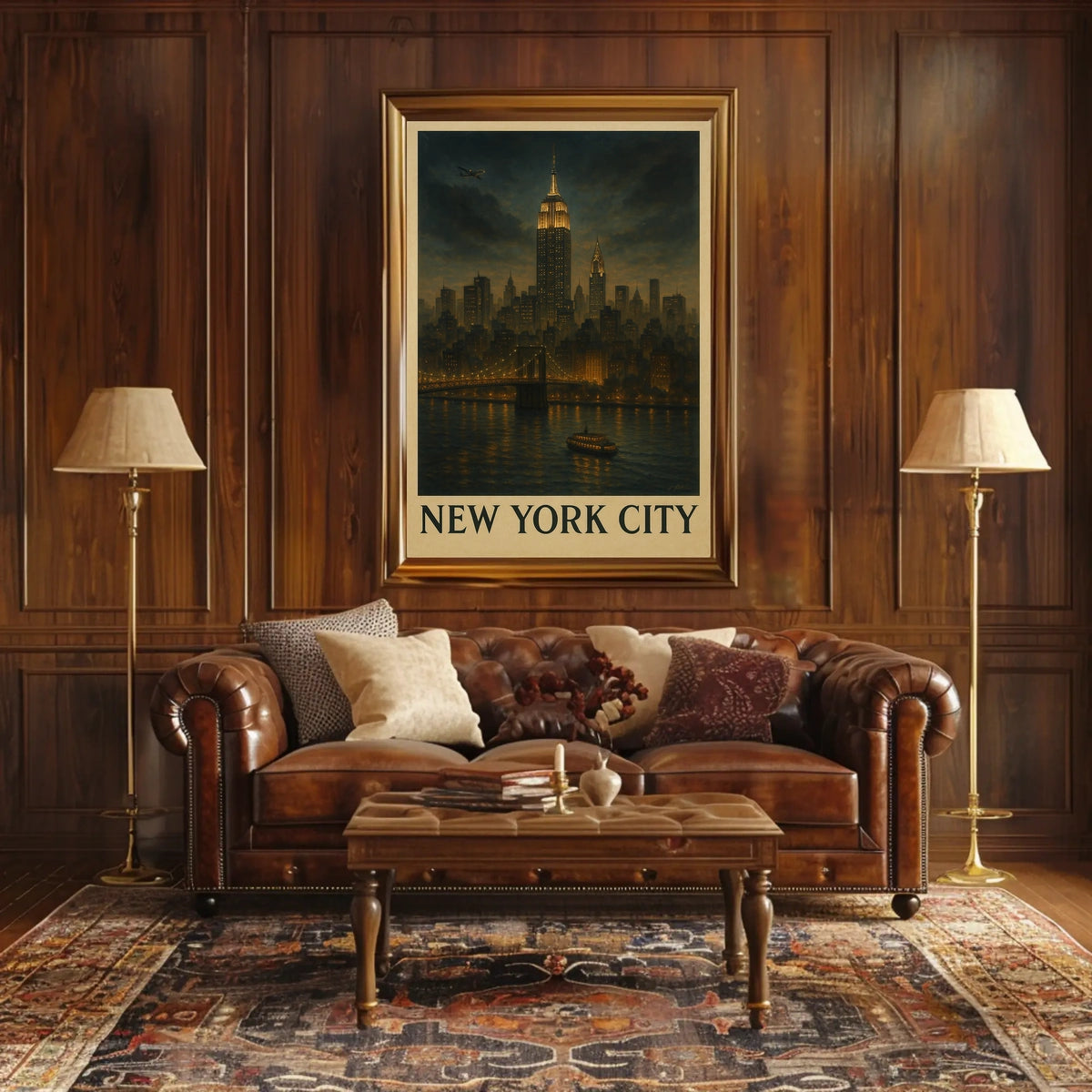 New York City Skyline Poster