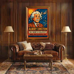 Albert Einstein The Theory Of Poster