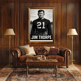 Jim Thorpe Legendary Athlete Poster