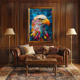 Mysterious Hooded Figure in Eerie Mist Poster PosterGoat