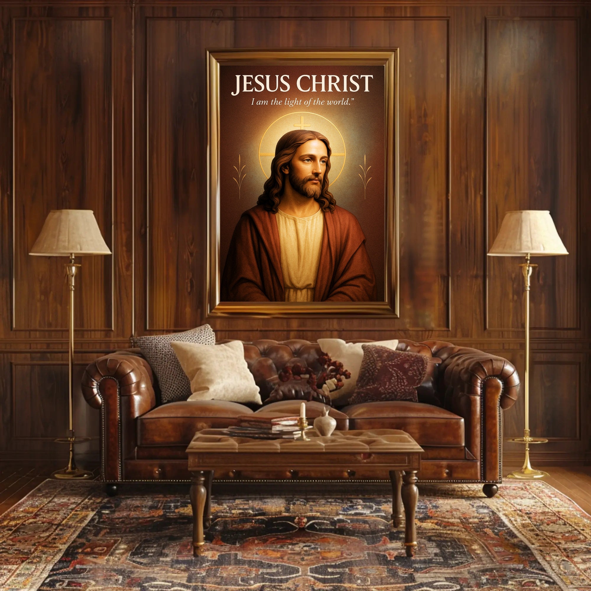 Jesus Christ  I am the Light of the World Poster PosterGoat