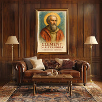 Clement of Alexandria Christmas Art Religious Heritage Poster