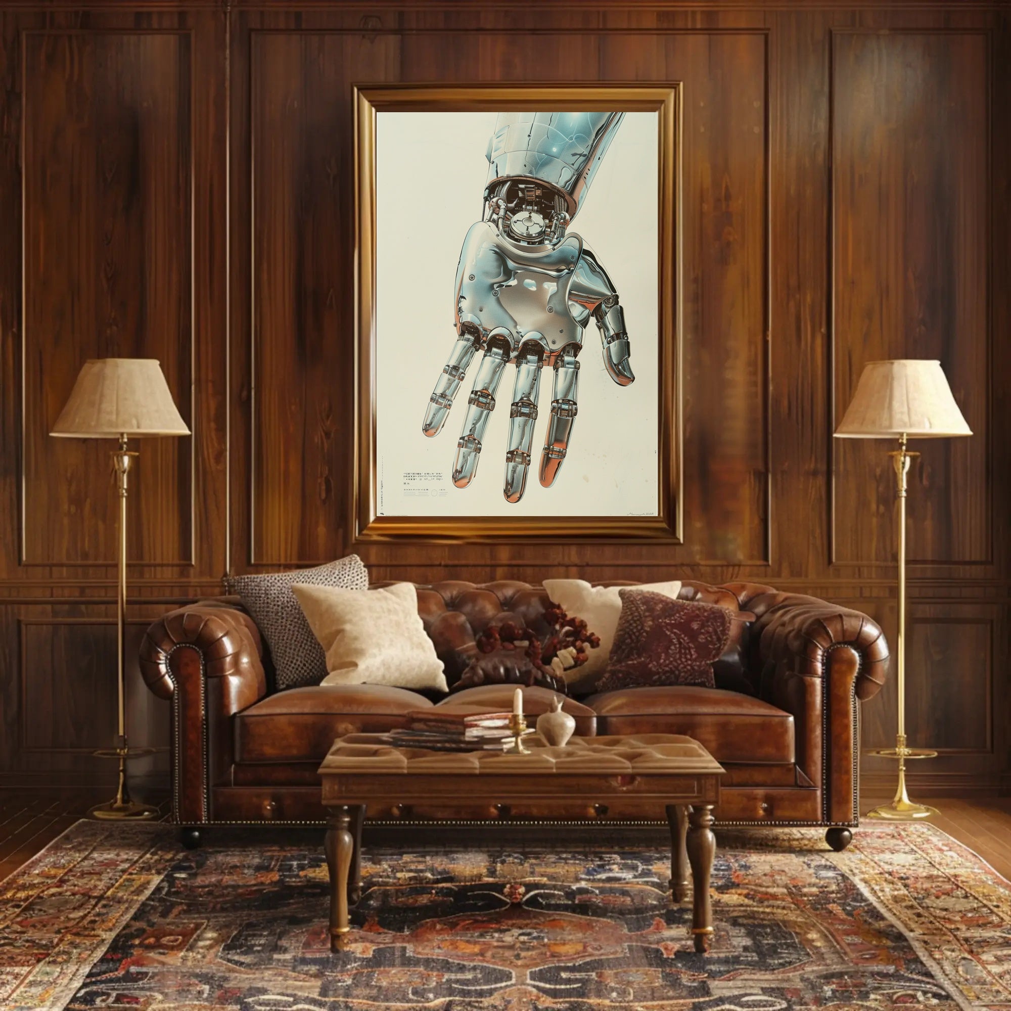 The Futuristic Hand Art Poster for Home Decor and Wall Art Enthusiasts PosterGoat