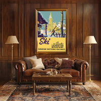 Ski In CanadaS Laurentian Mountains Poster