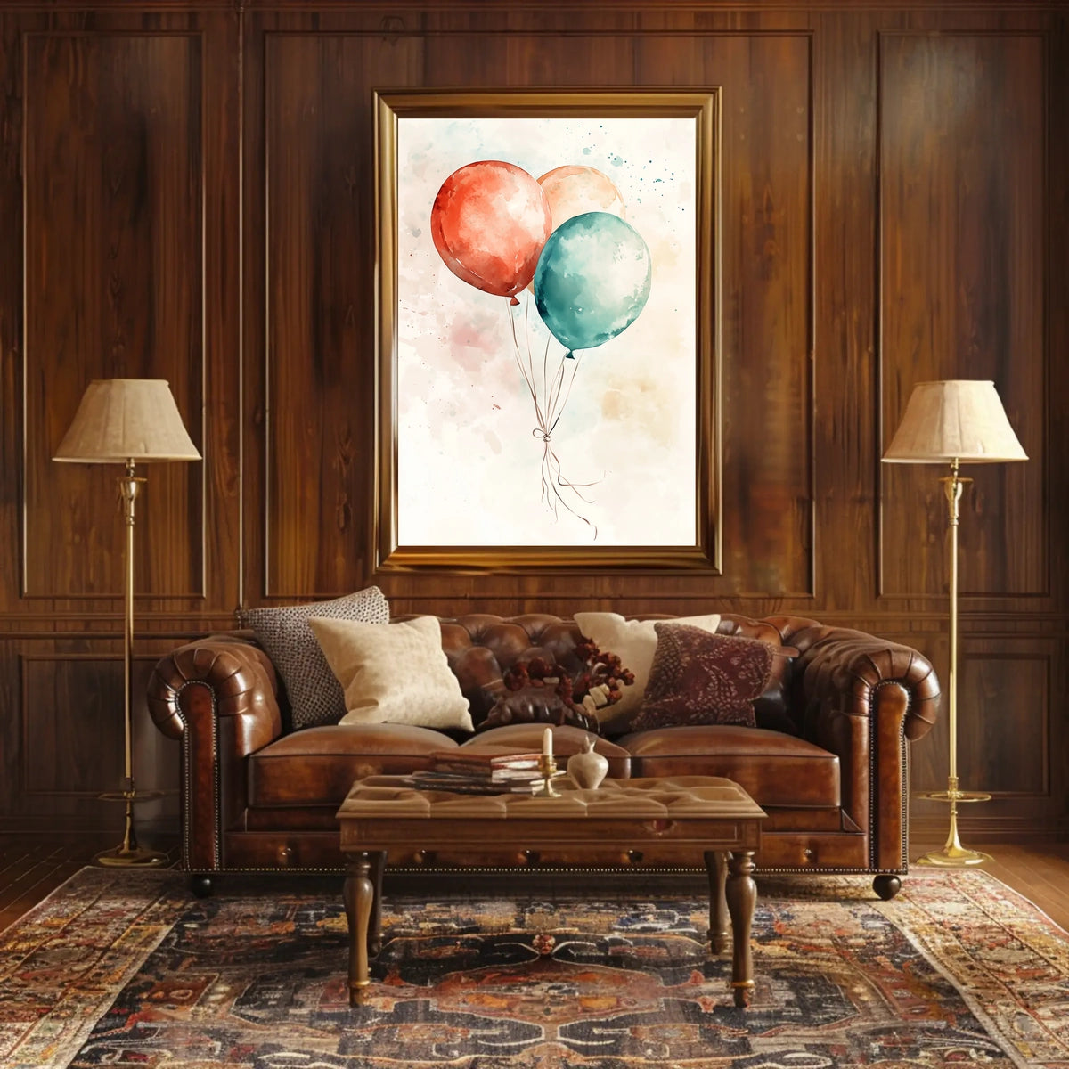three balloons Poster