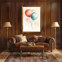 three balloons Poster