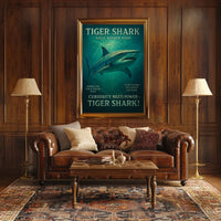 Tiger Shark Salt Water Predator Poster