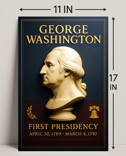 George Washington First President Poster PosterGoat