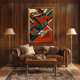 Ohio Birthplace of Aviation and Presidents Poster
