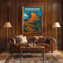 Guadalupe Mountains National Park Scenic Wanderlust Poster