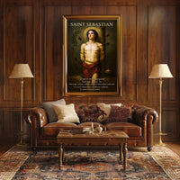 Saint Sebastian Patron of Resilience Poster PosterGoat