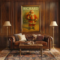 Santa Claus Christmas Cheer Holiday Cultural Poster