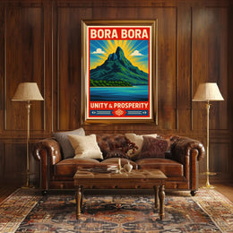 Bora Bora  Unity & Prosperity Poster PosterGoat