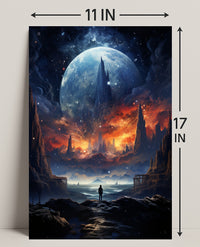 Cosmic Landscape Exploration Poster
