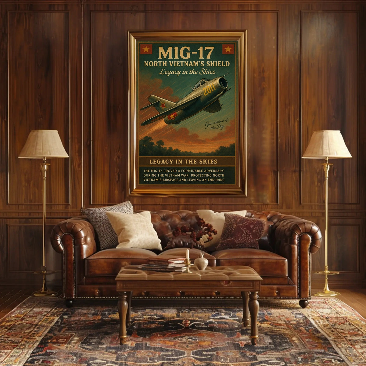 MIG-17 Legacy in the Skies Poster