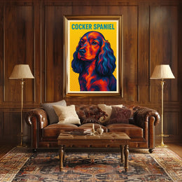 Cocker Spaniel Art Poster