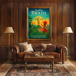 Explore Brazil Poster
