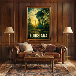 Louisiana A Scenic Tribute Poster