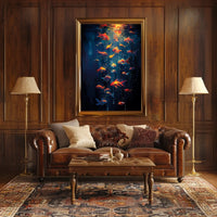Luminescent Harmony Underwater Poster Wall Art Decor