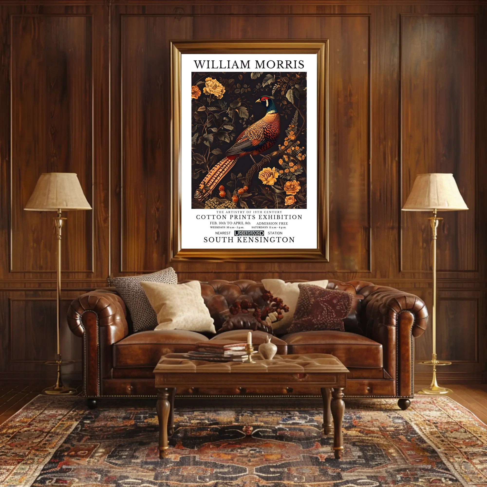 19th Century Cotton Prints Exhibition Heritage Poster