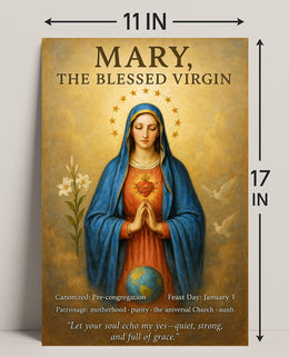 Mary, The Blessed Virgin Poster PosterGoat