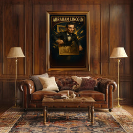 Iconic Leadership and Legacy in Historical or Presidential Poster