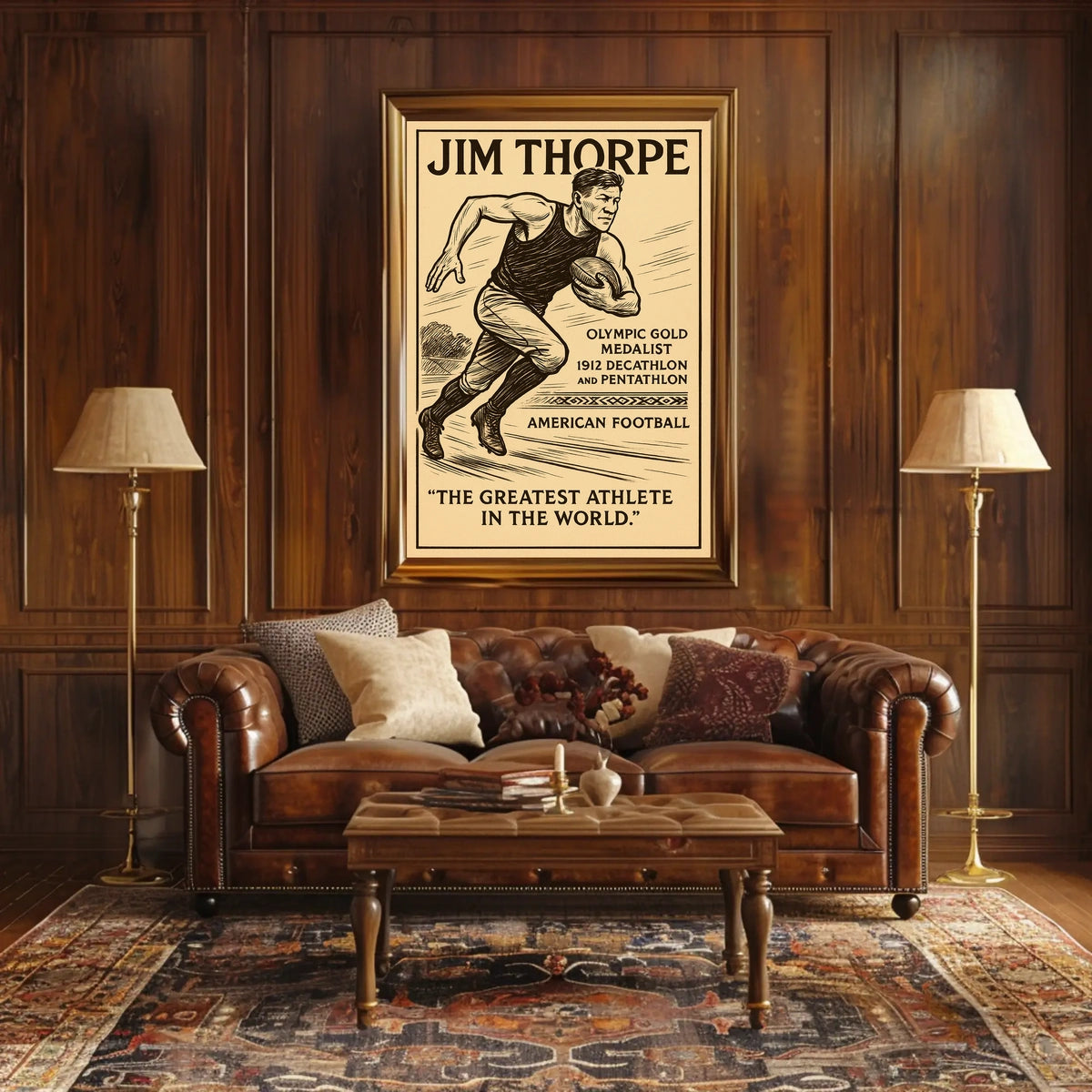 Celebrating an Olympic Legend Poster