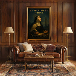 Saint Catherine of Siena Poster PosterGoat