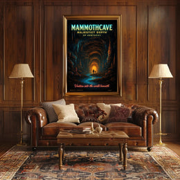Mammoth Cave Majestic Depth of Kentucky Poster PosterGoat