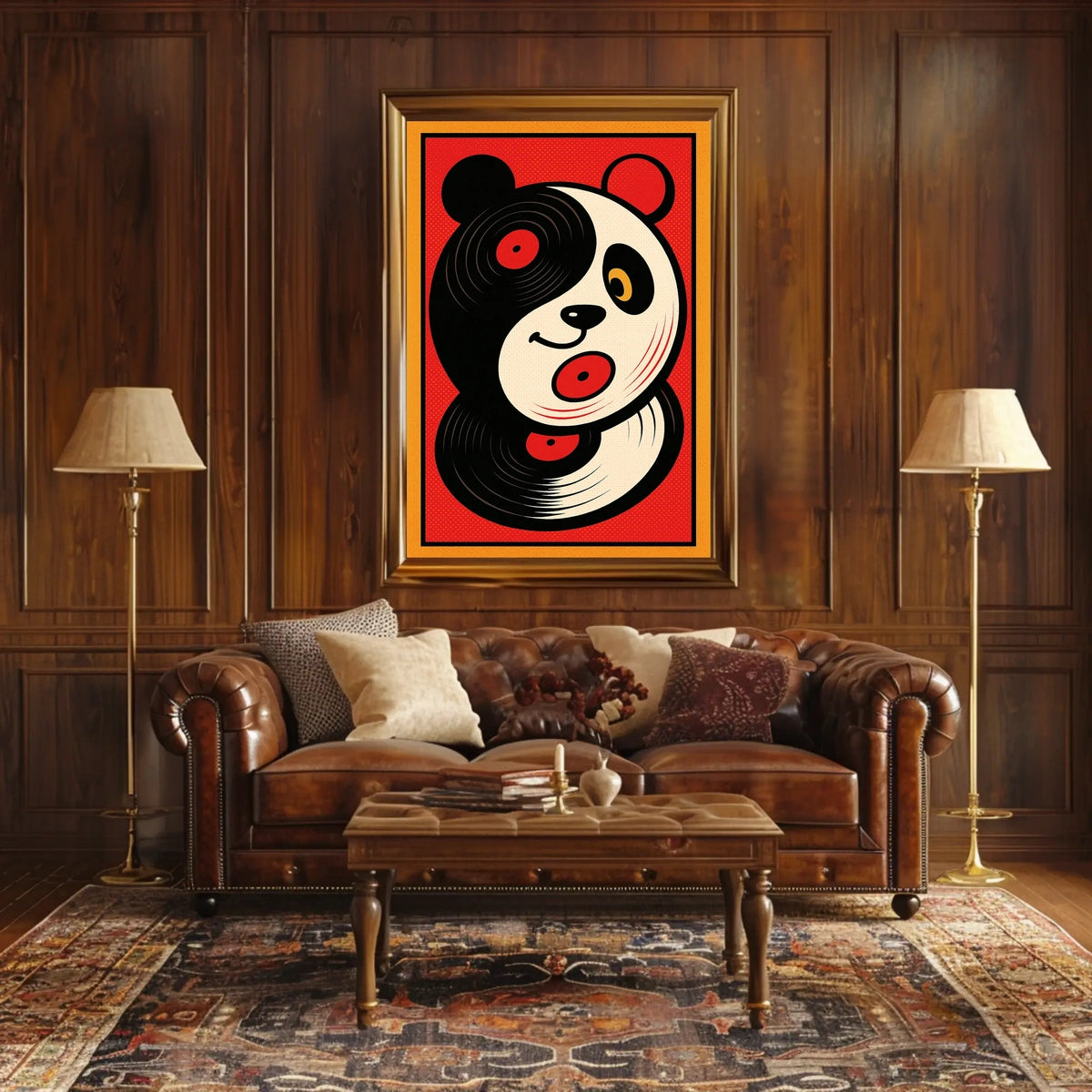 Vinyl Panda Poster