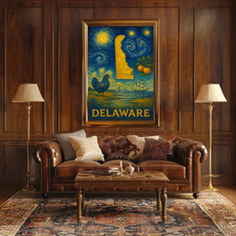 Delaware A Starry Tribute Poster