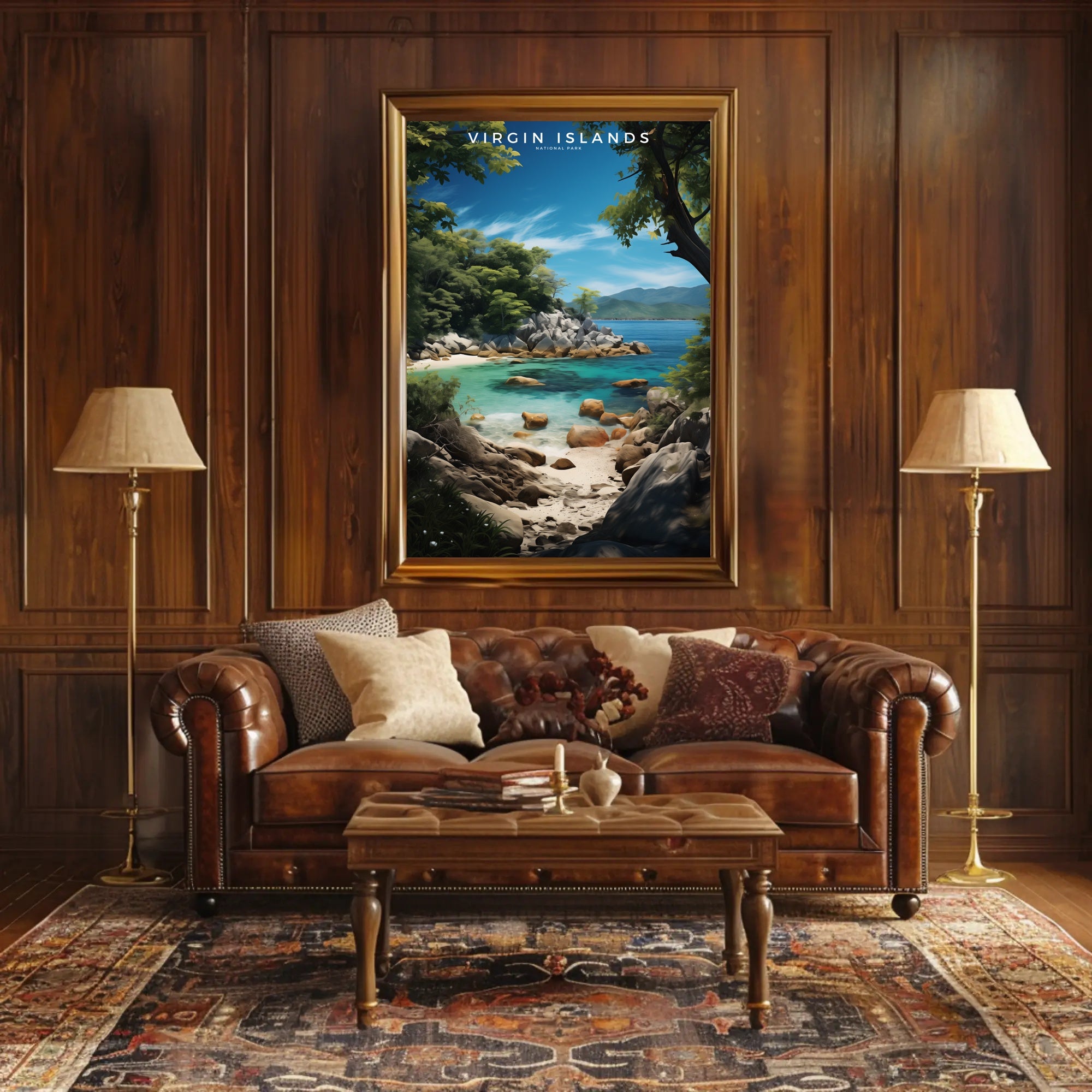 Virgin Islands National Park Travel Poster Print