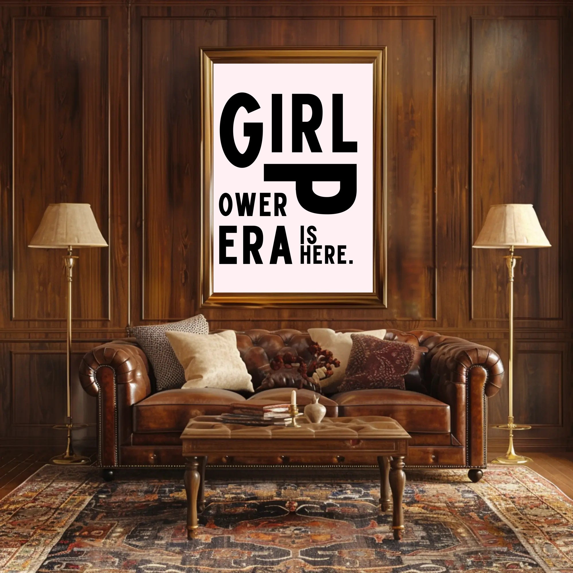 Girl Power Era Feminist Motivational Quote Poster PosterGoat