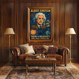 Albert Einstein Theory Of Relativity Poster