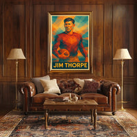 Jim Thorpe Tribute Poster