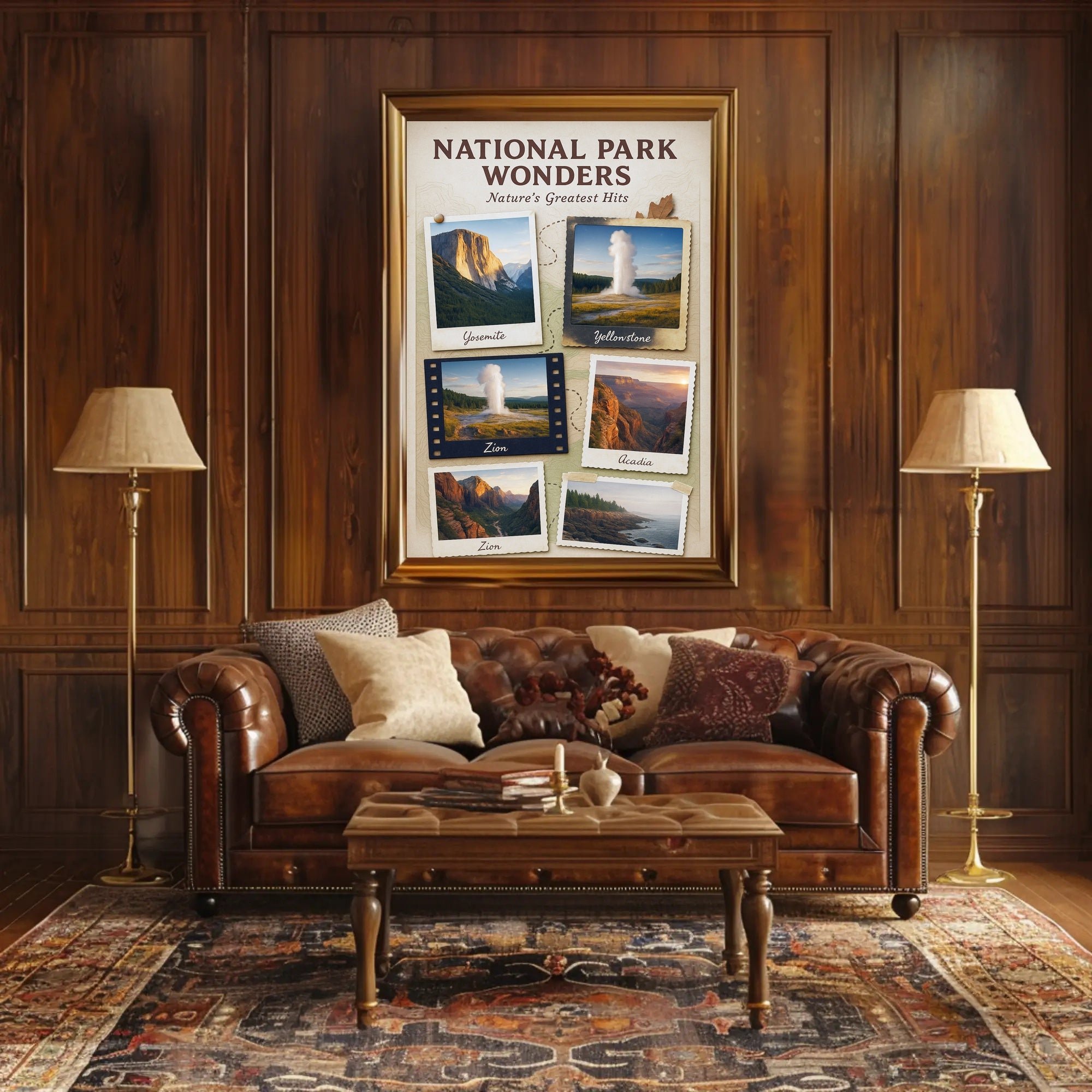 National Park Wonders Poster PosterGoat