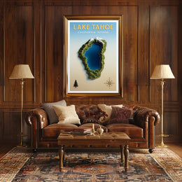 Lake Tahoe Adventure Poster PosterGoat