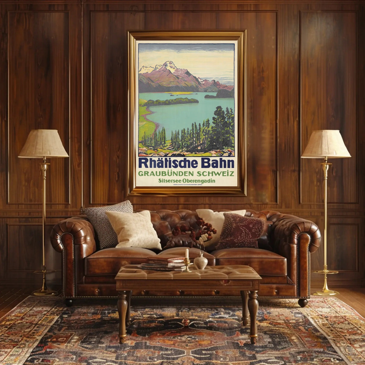 Rhätische Bahn Graubünden, Switzerland Poster