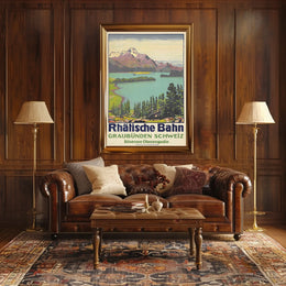 Rhätische Bahn Graubünden, Switzerland Poster