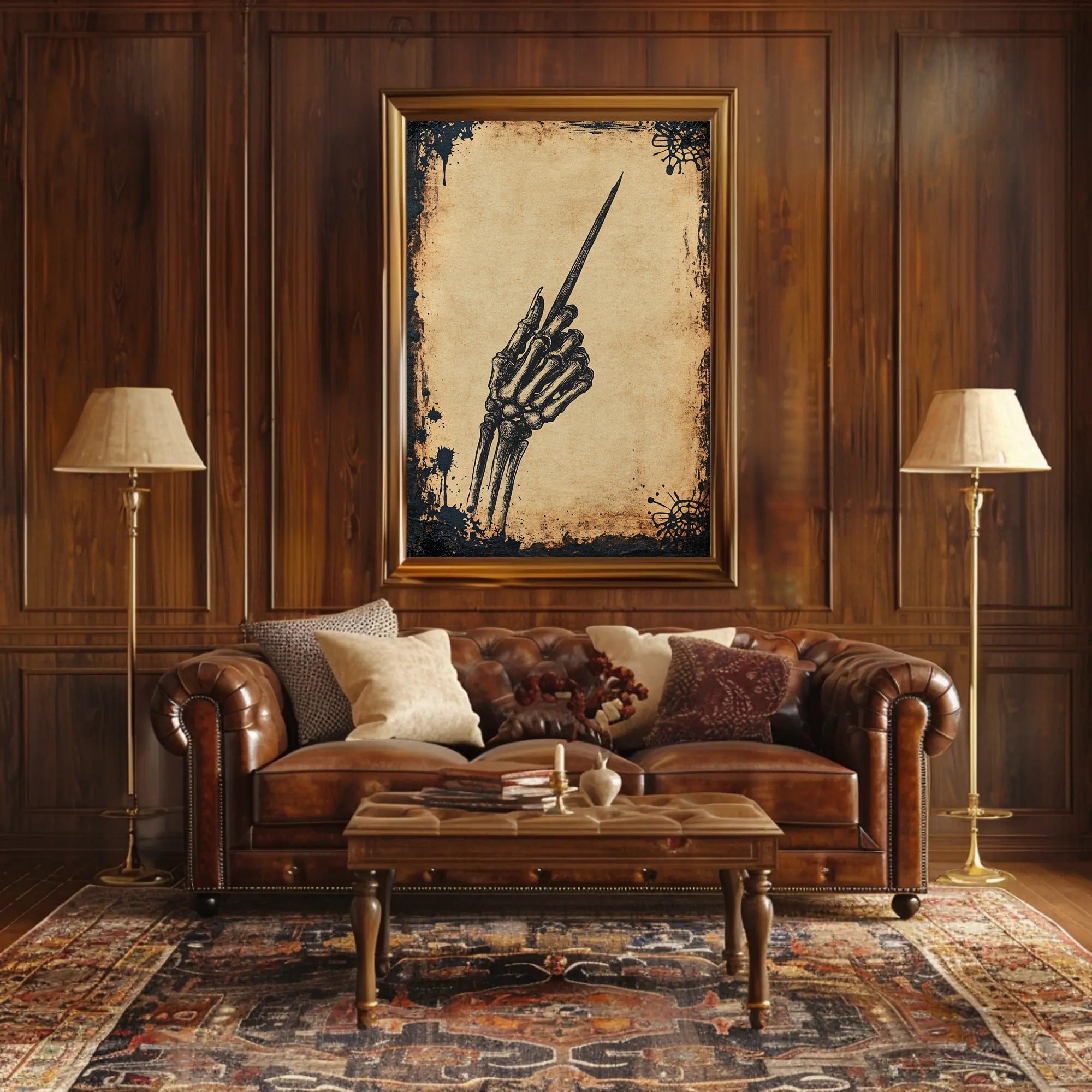 Skeletal Pointer Poster