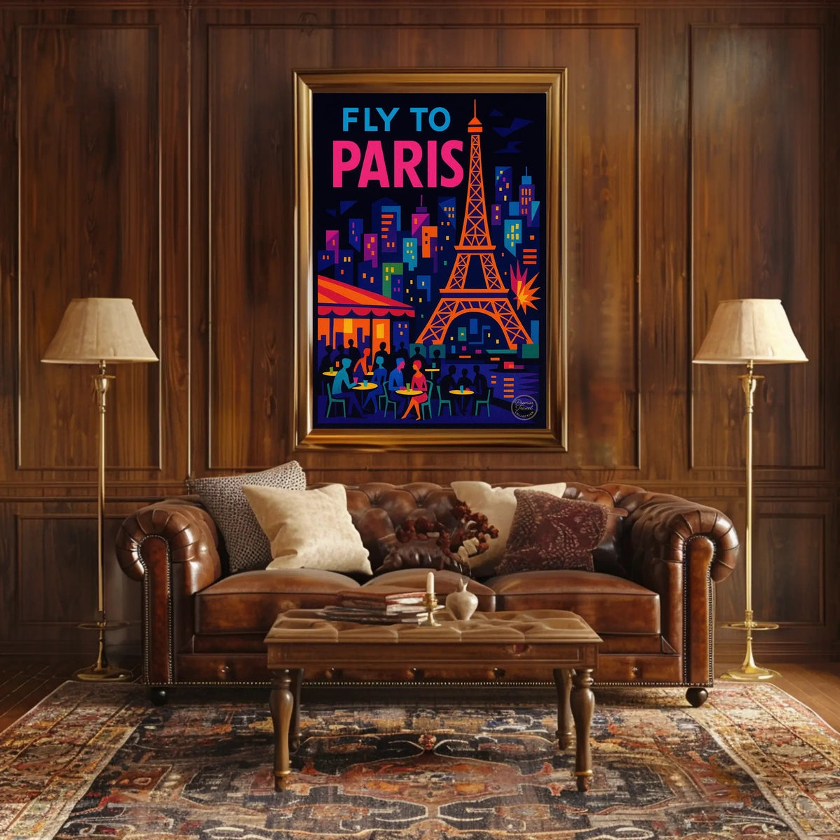 Fly to Paris Poster
