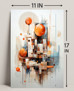 Abstract Geometric Composition Abstract Poster PosterGoat