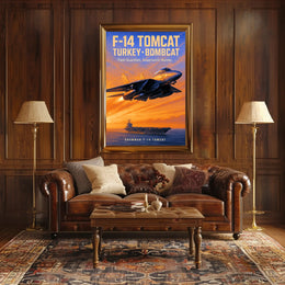 F-14 Tomcat Fleet Guardian Poster PosterGoat