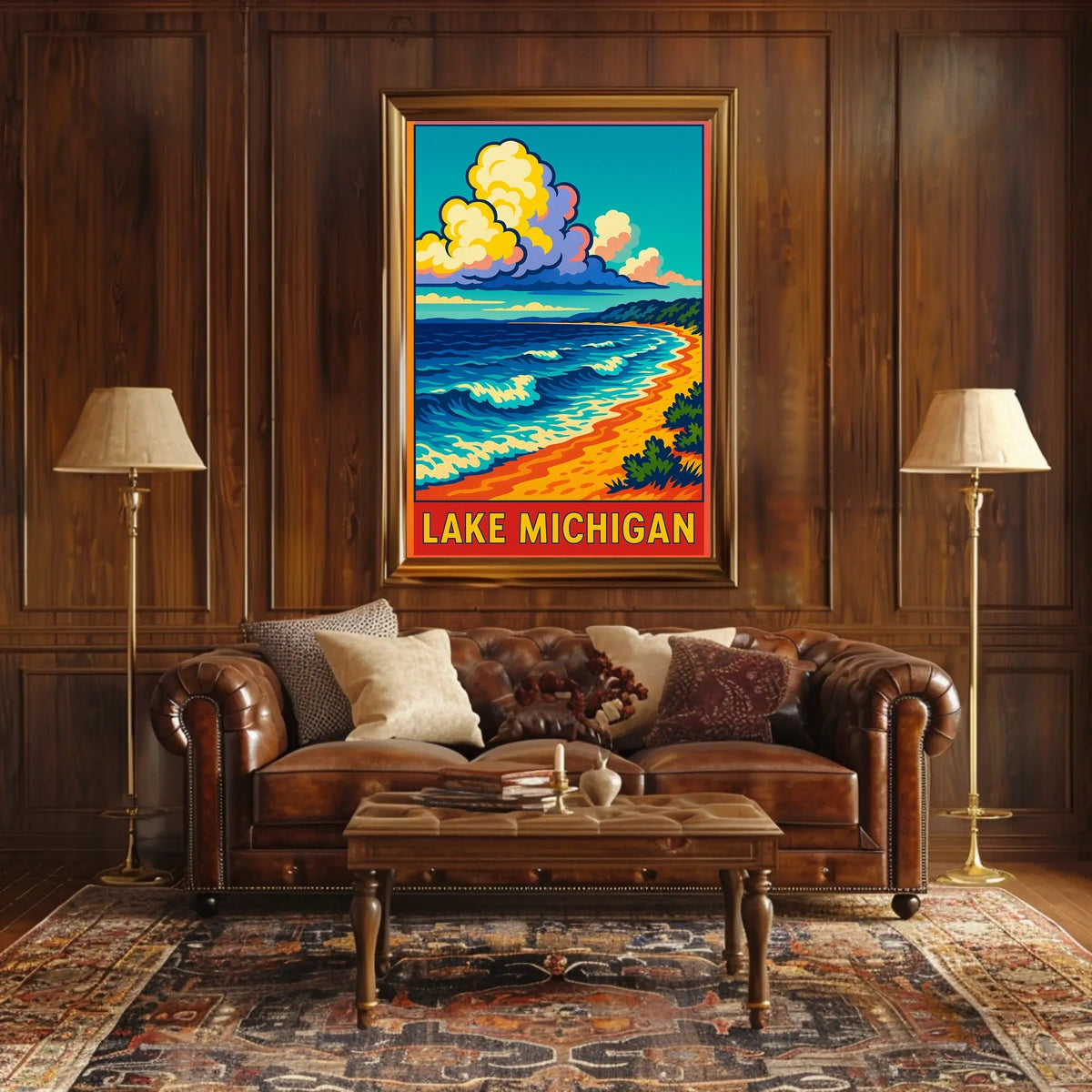 Lake Michigan Scenic Poster